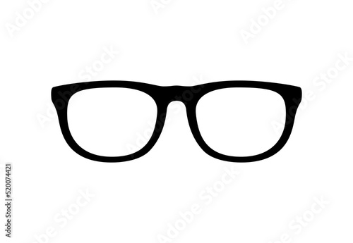 Glasses isolated on white background