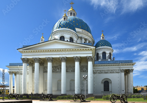 Trinity Cathedral (Troitsky Cathedral), formerly Russian Imperial Army Izmaylovskiy regiment Russian Orthodox church, Saint Petersburg photo
