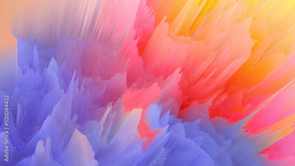 3d abstract colorful background. Suitable for magazine covers, banners and brochures. 3d render