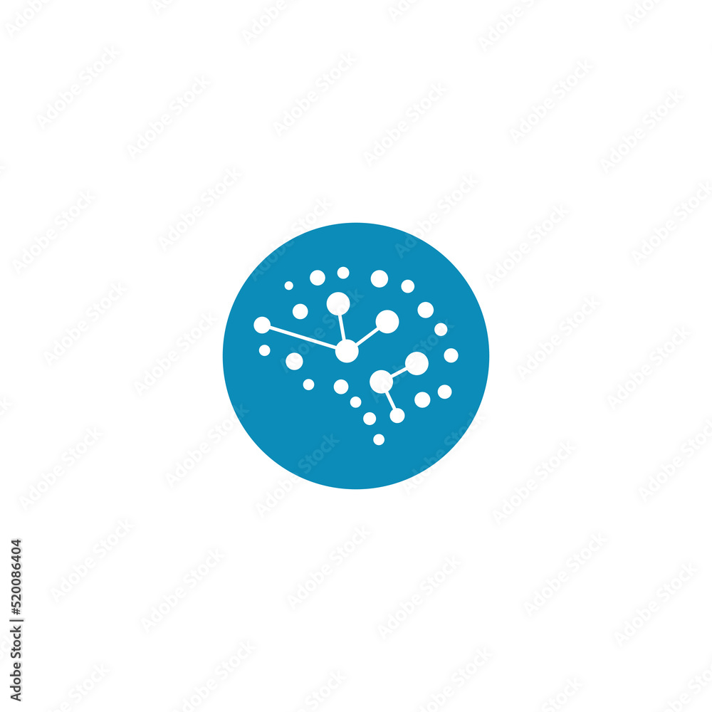nerve cell logo or neuron logo with vector template nerve cell logo or neuron logo with vector template
