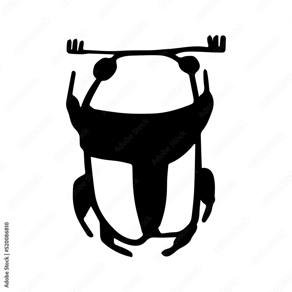 A single vector element beetle insect on a white background. Doodle illustration. Hand-drawn. Suitable for stickers, stickers, patterns, scrapbooking, fabrics, packaging. A single vector element beetle insect on a white background. Doodle illustration. Hand-drawn. Suitable for stickers, stickers, patterns, scrapbooking, fabrics, packaging.
