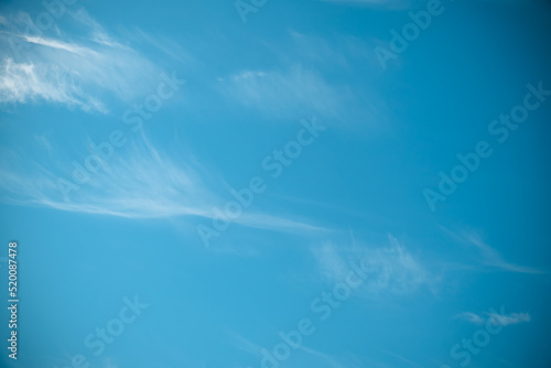 Beautiful clouds with blue sky background. Nature weather  cloud blue sky and sun