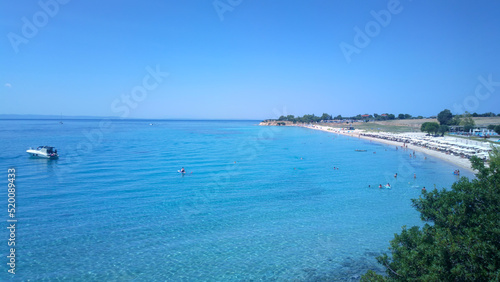 Fototapeta Naklejka Na Ścianę i Meble -  Agios Ioannis Beach, Nikiti - Greece