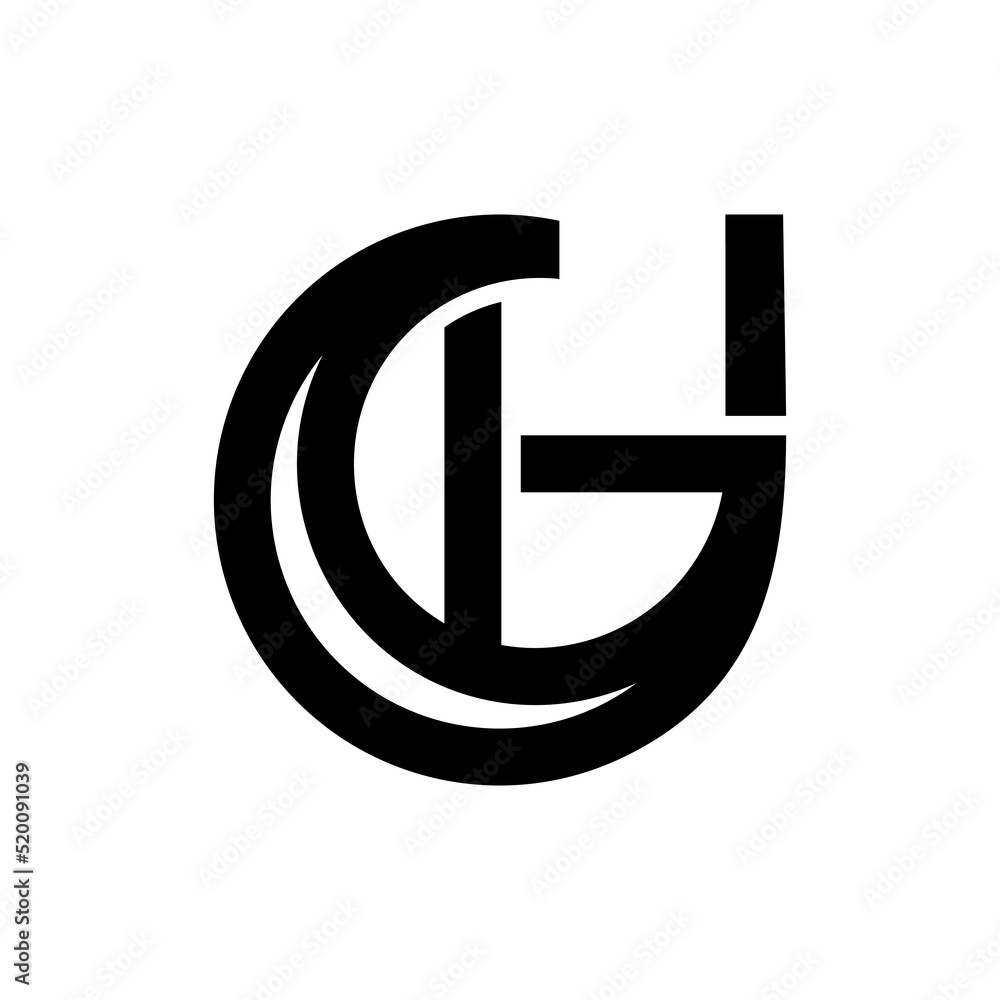Monogram Initial Letter H G HG GH Hexagon Simple Minimalist Logo Design. Monogram Initial Letter H G HG GH Hexagon Simple Minimalist Logo Design.