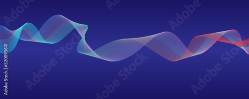 abstract smooth wave background design card template for birthday greeting wallpaper or poster fluid art ink style