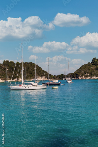 Summer vacation at Paxos (Paxi) Antipaxoi Blue Caves Gaios port Lakka Greek Ionian Island Epirus © Eleni Saitanidi
