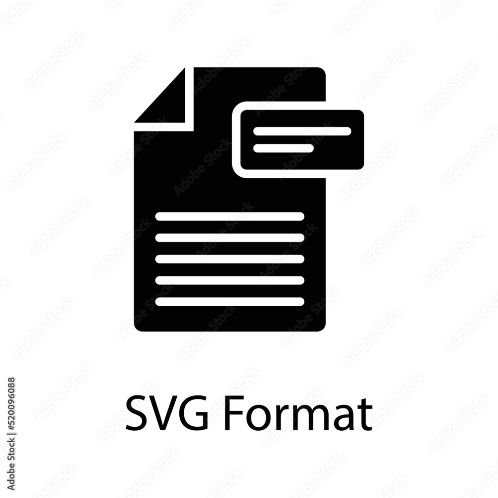 SVG Format vector Solid Icon Design illustration on White background. EPS 10 File SVG Format vector Solid Icon Design illustration on White background. EPS 10 File