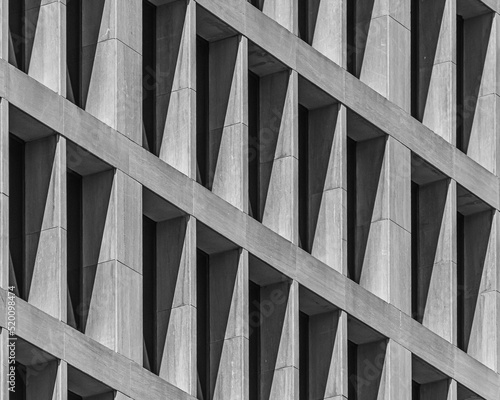 Brutalist facade
