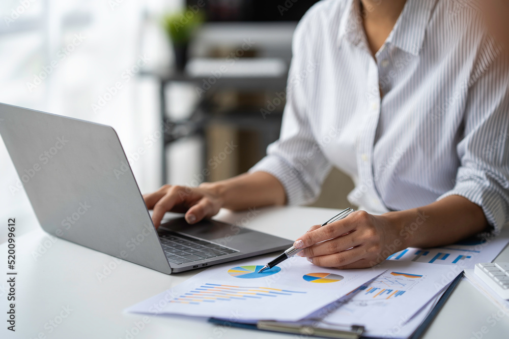Business Documents, Auditor businesswoman checking searching prepare paperwork or report for analysis TAX time, accountant Documents data contract partner deal in the workplace office Business Documents, Auditor businesswoman checking searching prepare paperwork or report for analysis TAX time, accountant Documents data contract partner deal in the workplace office