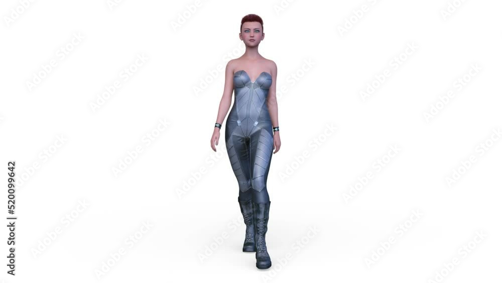 歩くサイバーウーマン