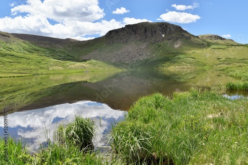 Fototapeta Naklejka Na Ścianę i Meble -  Mountain lake at high elevation