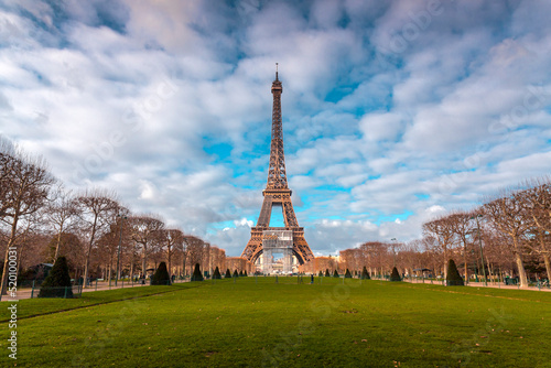 The iconic Eiffel Tower in ...