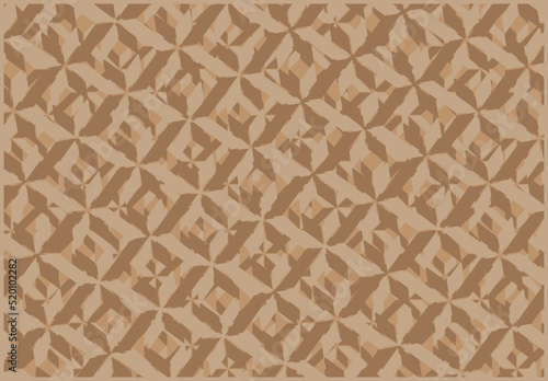 Modern beige squared print with a geometric pattern. Use it for rug, scarf, cover or napkin.