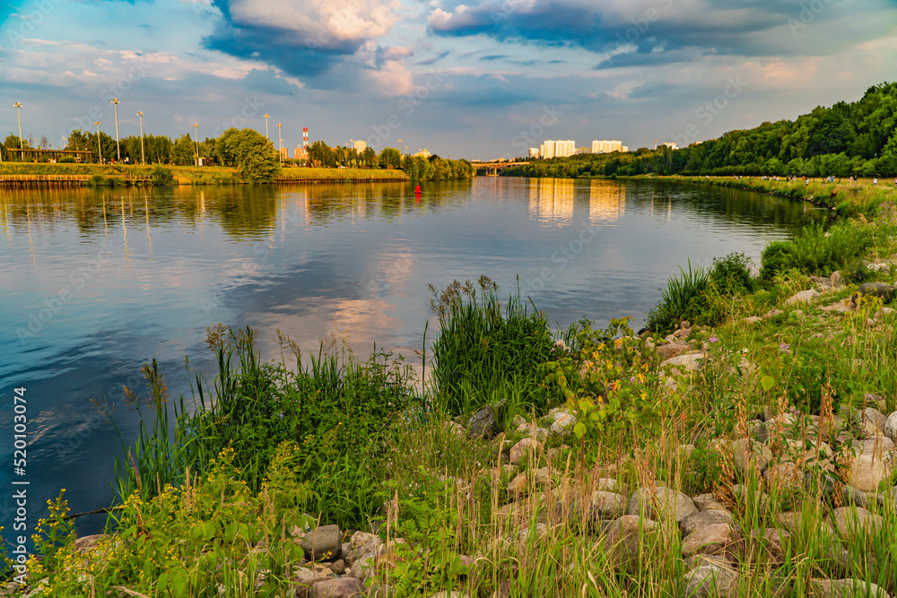 Fototapeta premium lake and sky