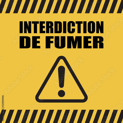 Logo interdiction de fumer.