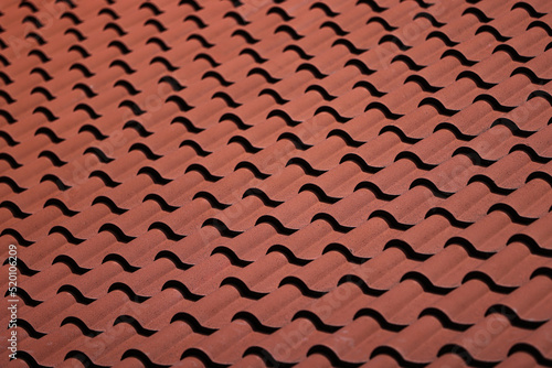 red roof tiles