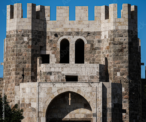old castle in the city