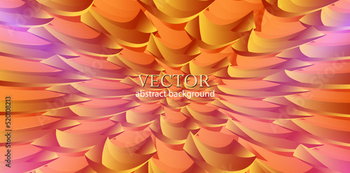 Abstract background with orange petals