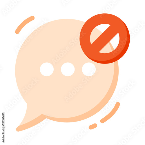 Block Chat Illustration