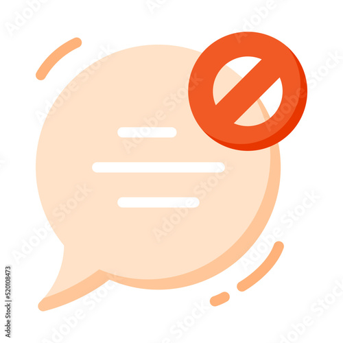 Block Chat Illustration