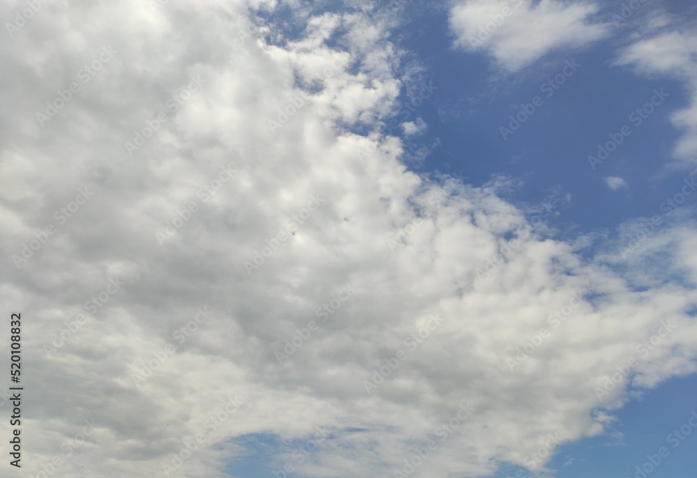 blue sky with clouds