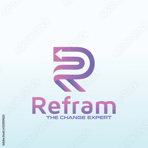 management consulting group letter R logo design