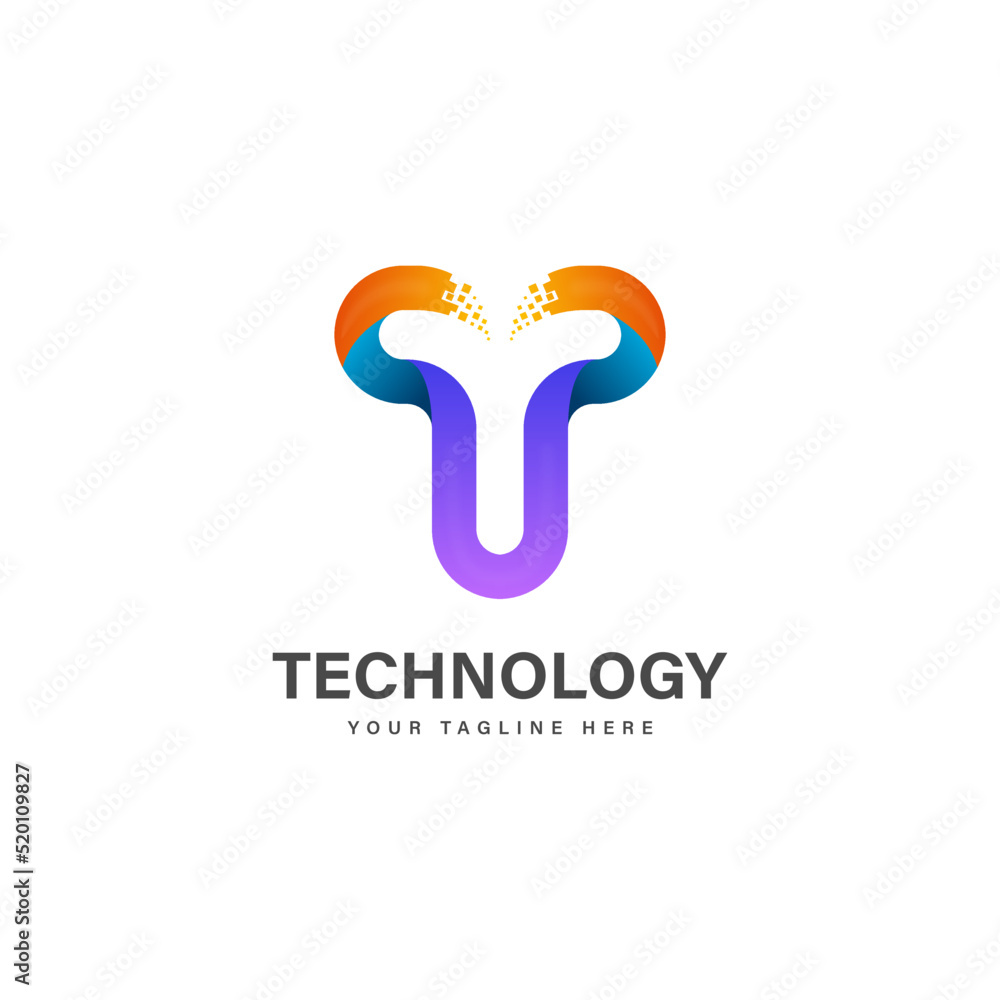 letter T digital logo design with shades gradient color for software, technology company, development letter T digital logo design with shades gradient color for software, technology company, development