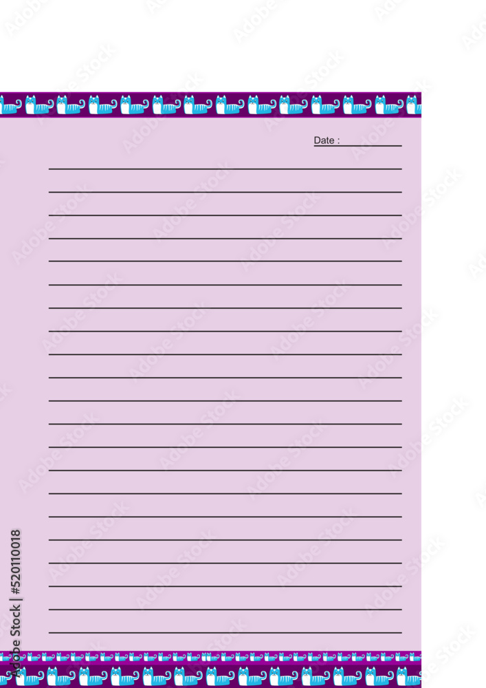 Letter Design With Cat Theme Letter Design With Cat Theme