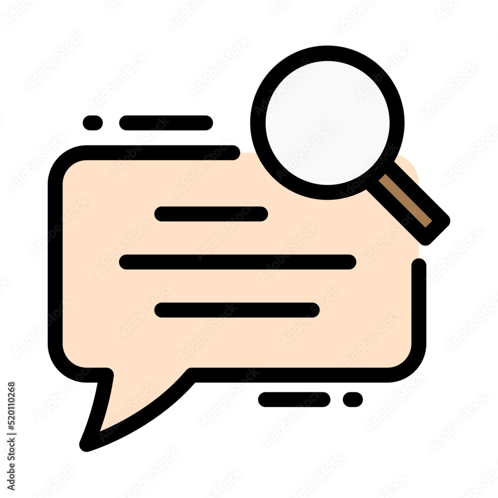 Search Chat illustration Search Chat illustration