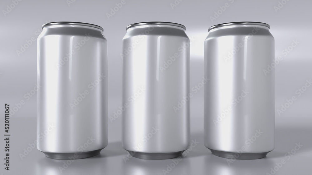 Aluminum can isolated on white background Aluminum can isolated on white background