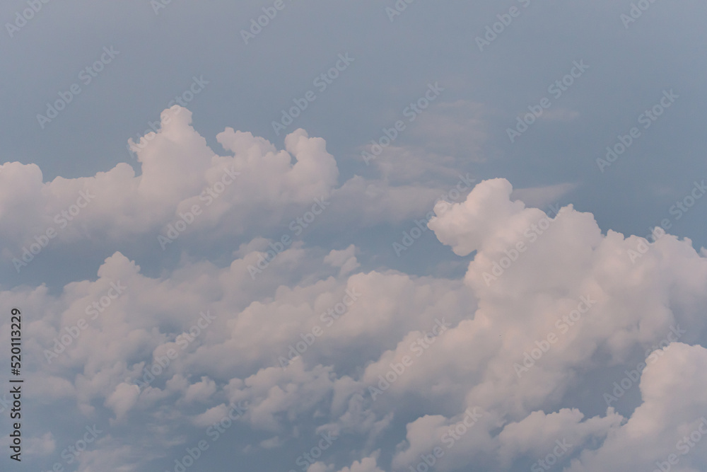 Aerial photography of clouds from a comfortable cruising altitude Aerial photography of clouds from a comfortable cruising altitude
