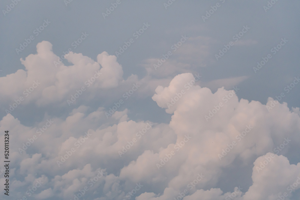 Aerial photography of clouds from a comfortable cruising altitude Aerial photography of clouds from a comfortable cruising altitude
