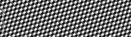 Dark black geometric grid background. Modern dark abstract vector texture.