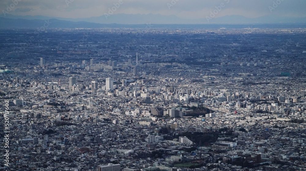 東京都郊外の空撮写真（豊島区・練馬区）