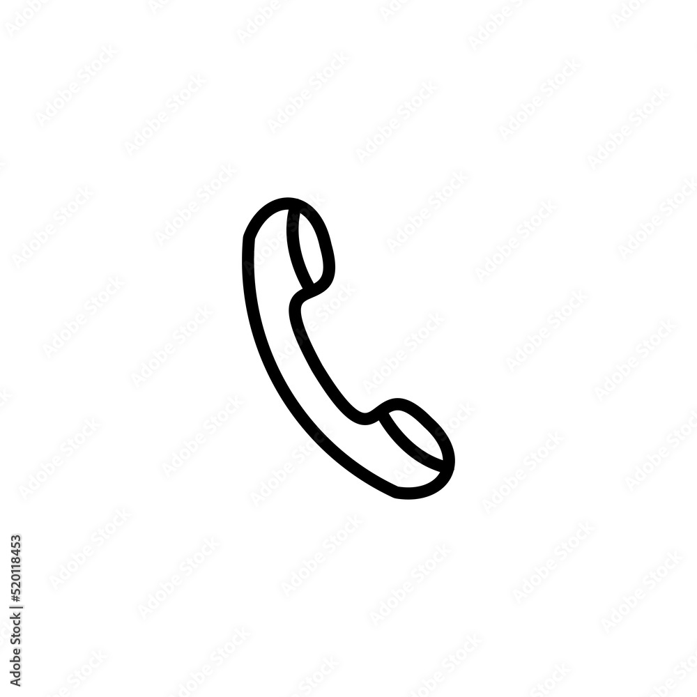 Telephone line icon vector design