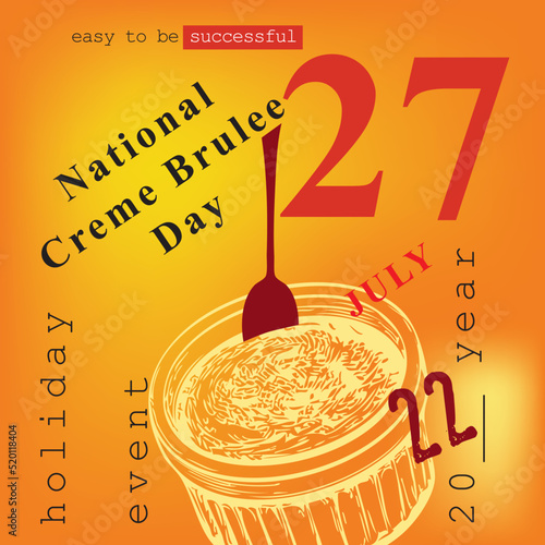 Creme Brulee day