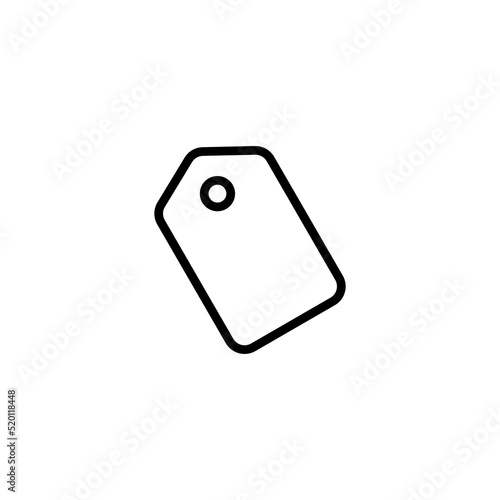 Price Tag line icon vector design