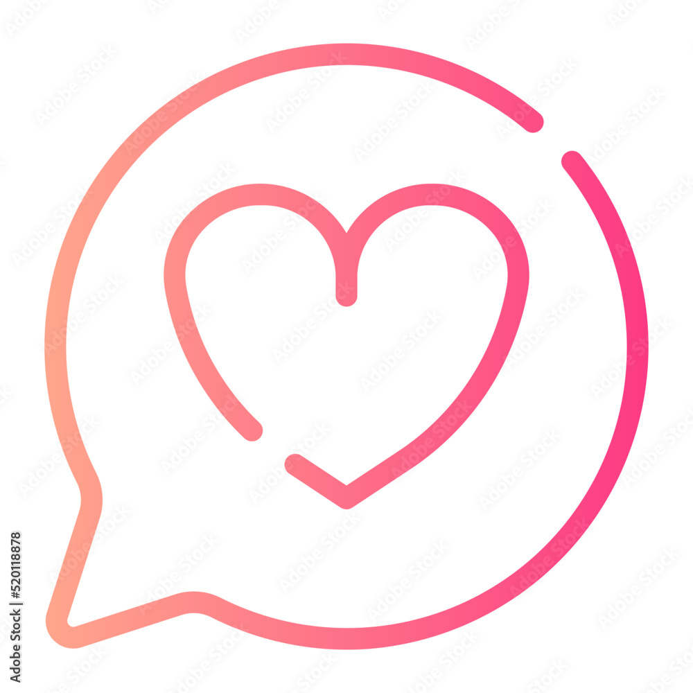 like gradient icon like gradient icon