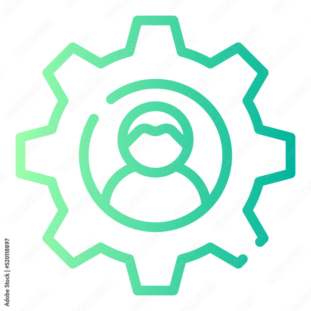 Setting gradient icon Setting gradient icon