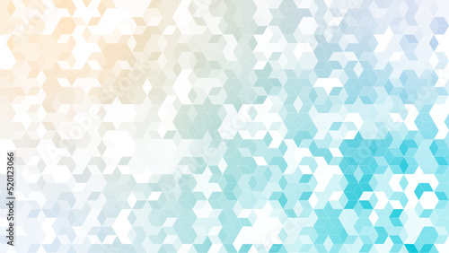 ダイヤのパターン背景素材，オレンジとグリーンのグラデーション