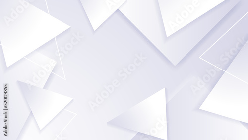 Modern minimal geometric white light background abstract design. Vector abstract graphic design banner pattern background template.