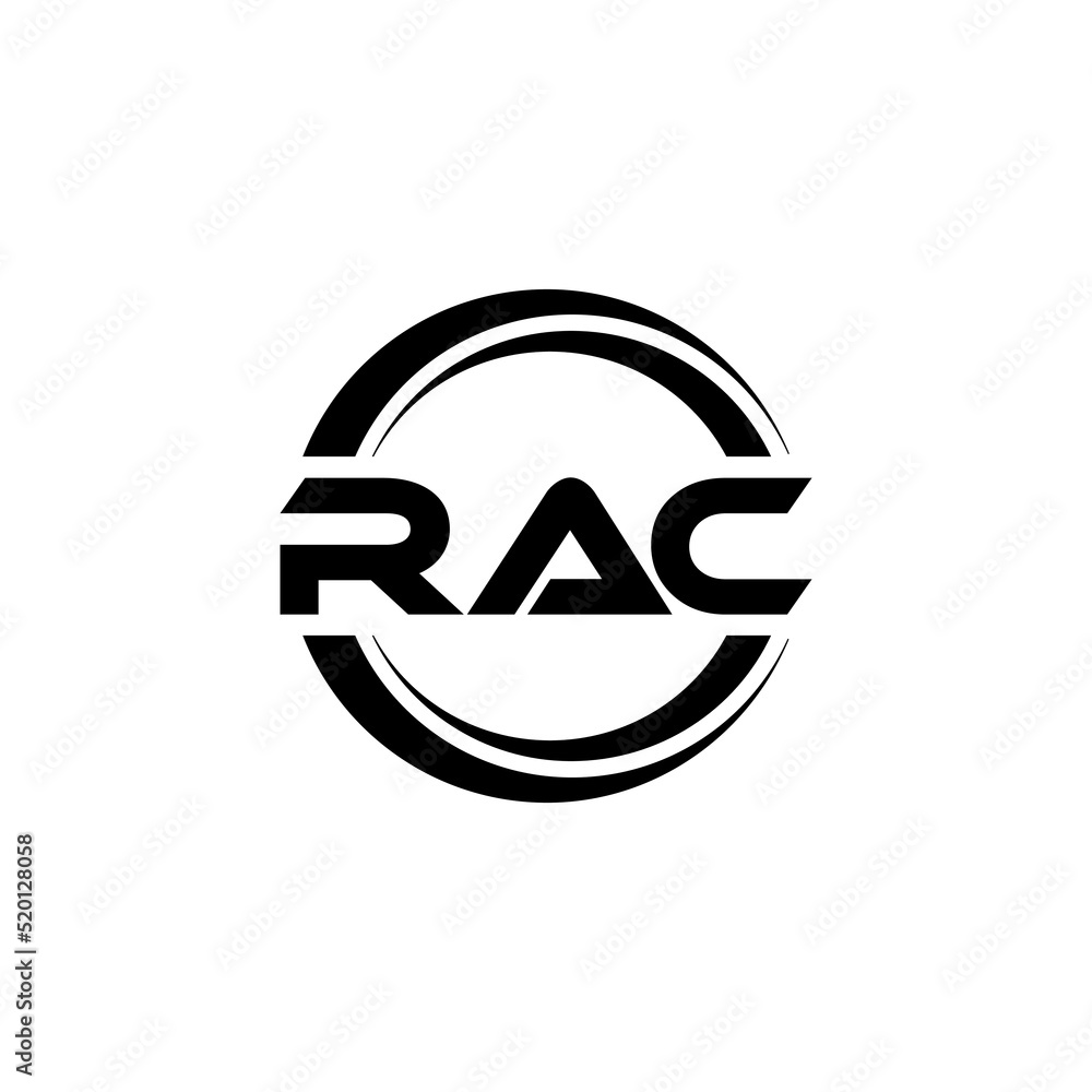 RAC letter logo design with white background in illustrator, vector logo modern alphabet font overlap style. calligraphy designs for logo, Poster, Invitation, etc. RAC letter logo design with white background in illustrator, vector logo modern alphabet font overlap style. calligraphy designs for logo, Poster, Invitation, etc.