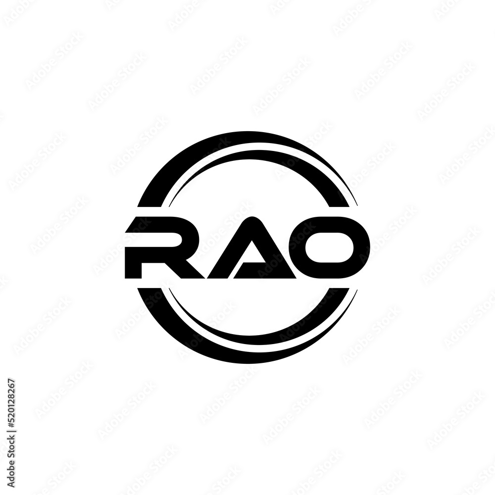 RAO letter logo design with white background in illustrator, vector logo modern alphabet font overlap style. calligraphy designs for logo, Poster, Invitation, etc. RAO letter logo design with white background in illustrator, vector logo modern alphabet font overlap style. calligraphy designs for logo, Poster, Invitation, etc.