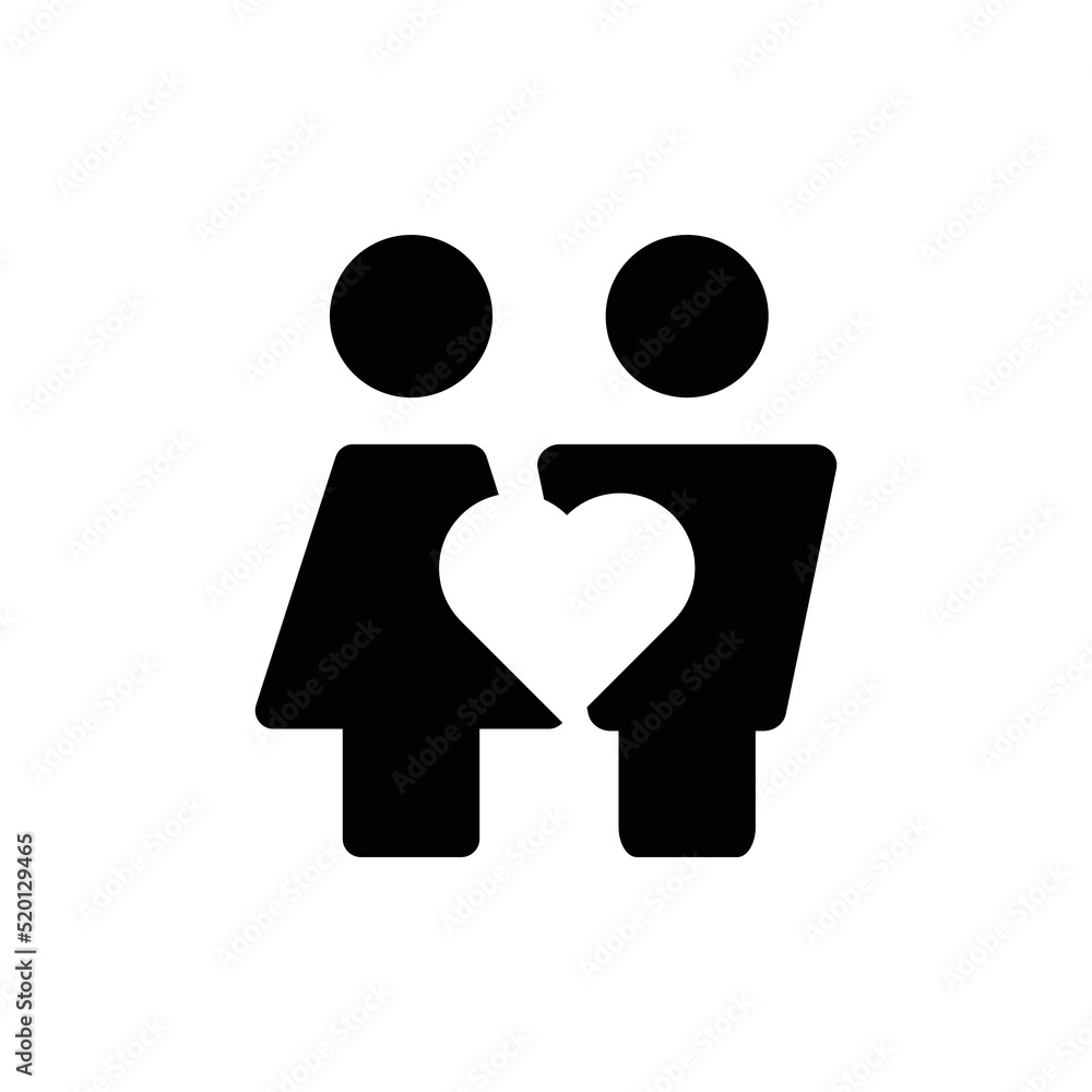 Gender Icon Sign Vector Isolated on White Artboard Gender Icon Sign Vector Isolated on White Artboard