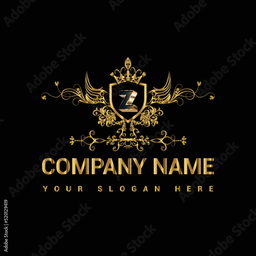 Luxury golden letter logo restaurants logo company logo shop logo business logo