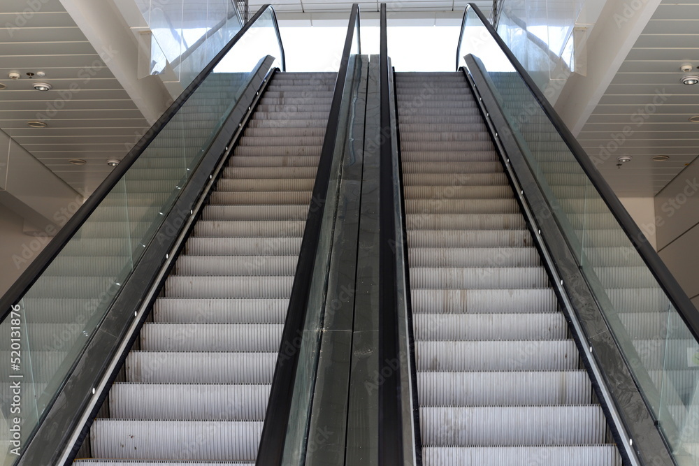 Staircase for going up and down. Staircase for going up and down.