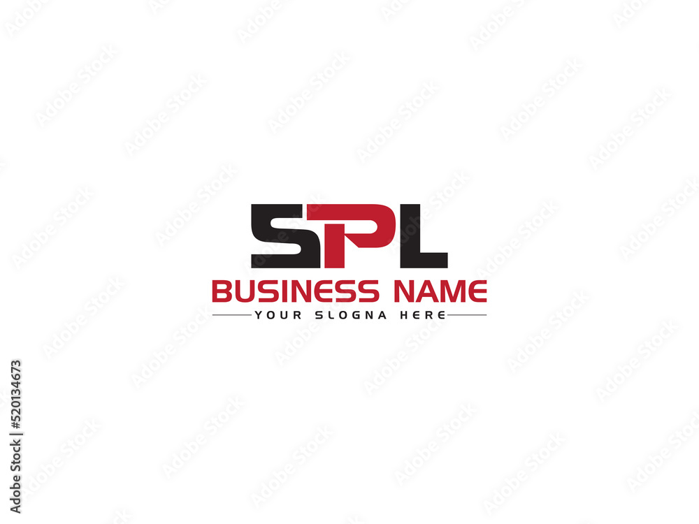 Alphabet SPL Logo Letter Vector, Creative SP s p l Logo Icon Design and ...