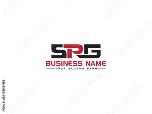 Alphabet SPG Logo Letter Vector, Creative SP s p g Logo Icon Design and Unique Three Letter Concept For Business photo