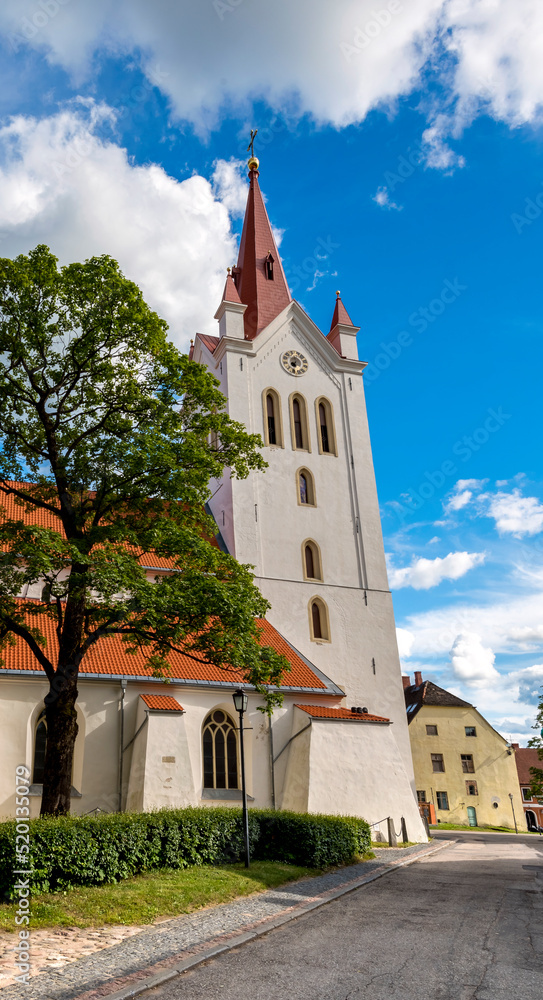 Medieval Evangelical Lutheran Church of Saint John in Cesis town, Latvia, Europe