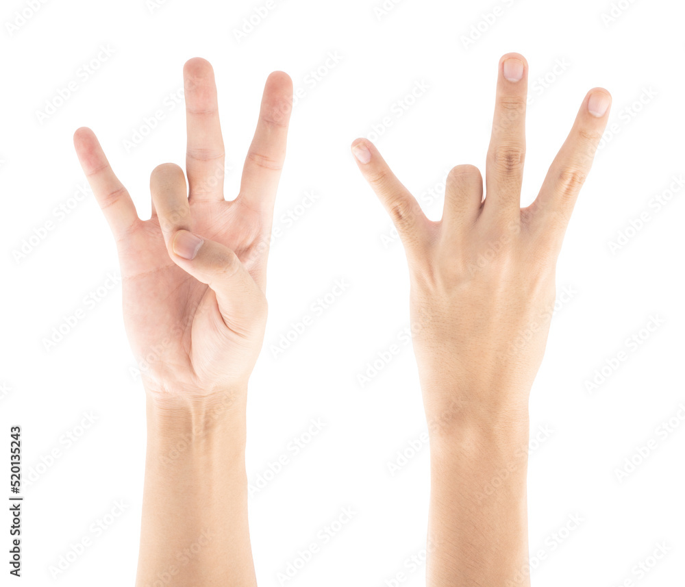 Hip Hop hand gesture, Isolated on white background, Clipping path Included. Hip Hop hand gesture, Isolated on white background, Clipping path Included.